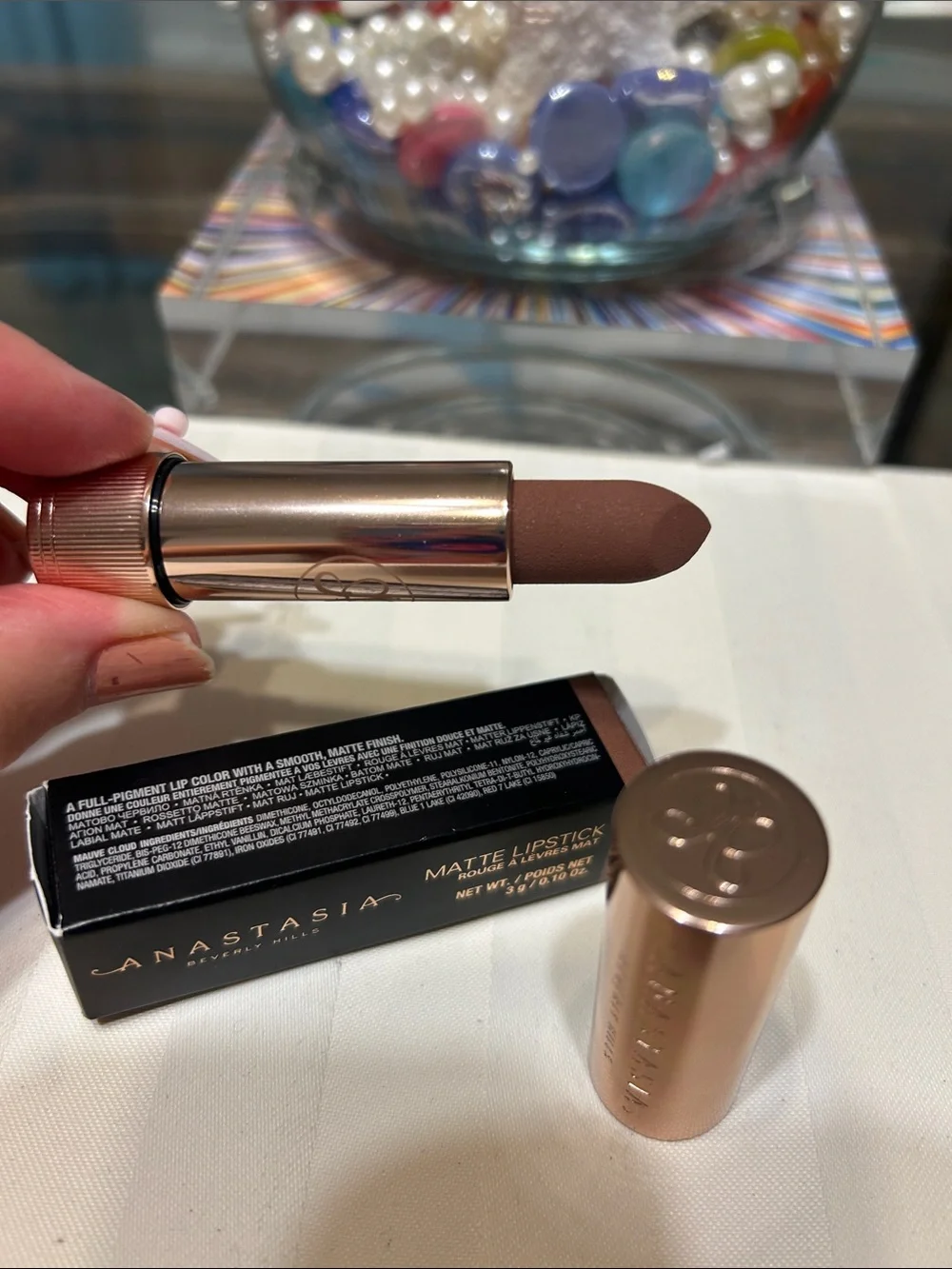 ANASTASIA  Beverly Hills Matte Lipstick — Deep Warm Brown NEW IN BOX